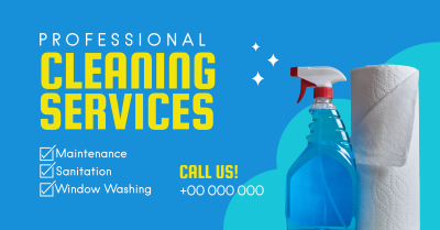 Professional Cleaning Services Facebook ad Image Preview