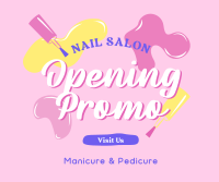 Nail Salon Promotion Facebook Post Design