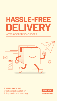 Package Delivery Booking Facebook Story Design