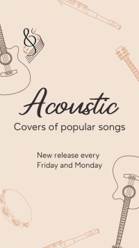 Acoustic Music Covers TikTok video Image Preview