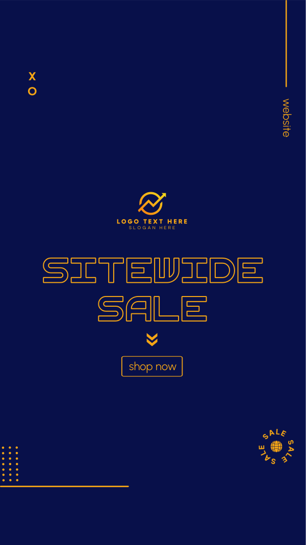 Sitewide Sale Instagram Story Design Image Preview