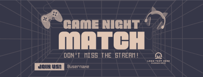 Game Night Match Facebook cover Image Preview