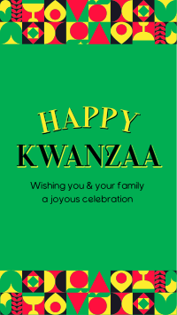Celebrate Kwanzaa Facebook Story Design
