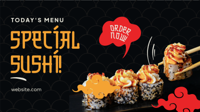 Special Sushi Facebook event cover Image Preview