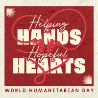 Humanitarian Hopeful Hearts Instagram post Image Preview