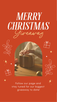Holly Christmas Giveaway Instagram reel Image Preview