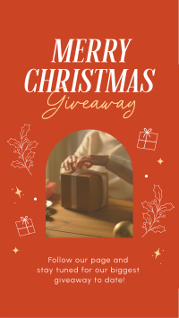 Holly Christmas Giveaway Instagram Reel Image Preview