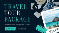 Travel Package  Facebook Event Cover Design