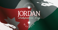 Jordan Independence Flag  Facebook Ad Design