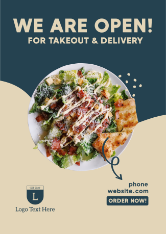 Salad Takeout Flyer