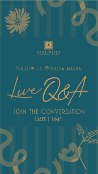 Live Q&A Conversation Instagram Reel Image Preview