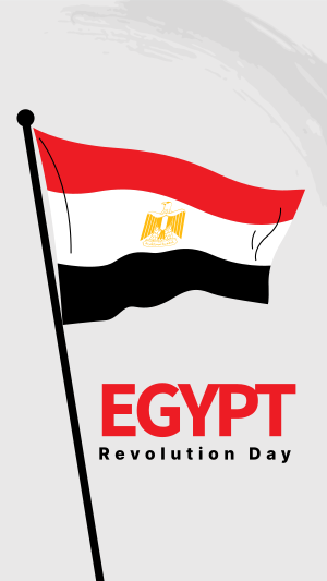 Egypt Flag Brush Facebook story Image Preview
