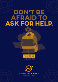 Ask for Help Poster Design
