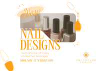 New Nail Designs Postcard Image Preview