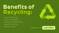 Recycling Benefits Animation Image Preview