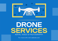 Drone Service Solutions Postcard Image Preview