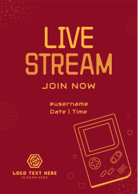 Neon Game Stream Flyer Image Preview