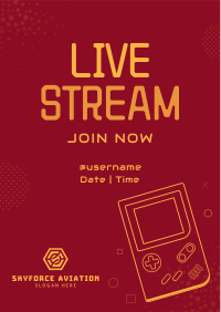 Neon Game Stream Flyer Image Preview