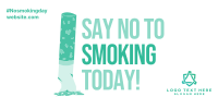 No To Smoking Today Twitter post Image Preview