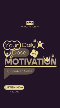 Daily Motivational Podcast YouTube short Image Preview