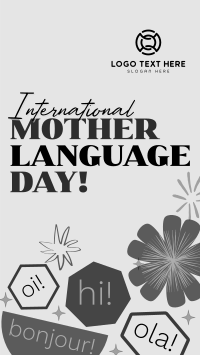 Quirky International Mother Language Day Facebook story Image Preview