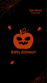 Halloween Scary Pumpkin Facebook Story Image Preview