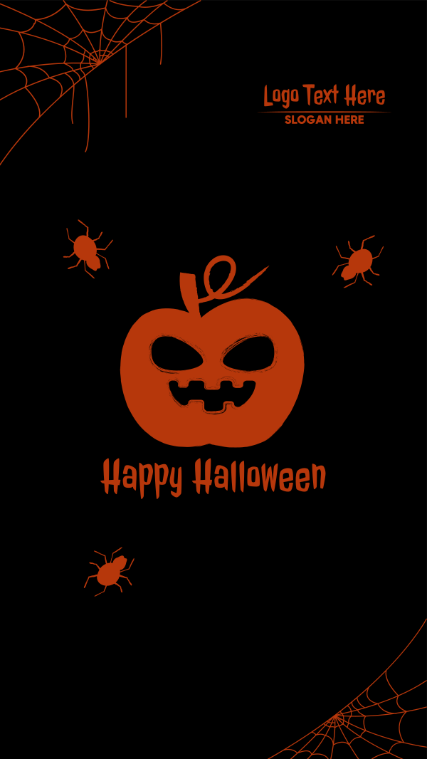 Halloween Scary Pumpkin Facebook Story Design Image Preview
