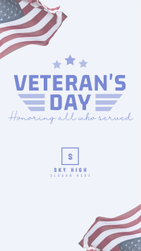 Honor Our Veterans Instagram story Image Preview