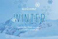 Winter Greeting Pinterest Cover Preview