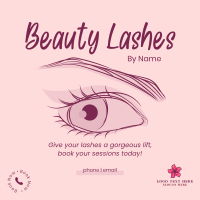 Beauty Lashes Instagram post Image Preview
