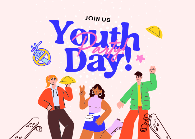 Youth Day Celebration Postcard Image Preview