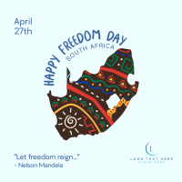 South African Freedom Day Instagram Post Design