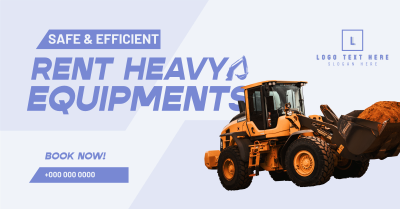 Heavy Equipment Rental Facebook ad Image Preview