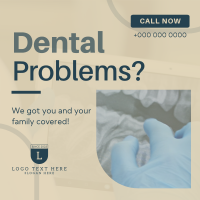 Dental Care for Your Family Instagram Post Design