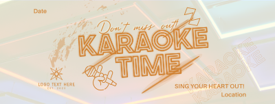 Join Karaoke Time Facebook cover Image Preview