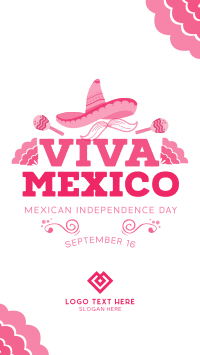 Viva Mexico Sombrero Facebook story Image Preview