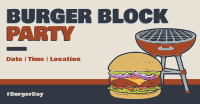 Burger Block Party Facebook ad Image Preview