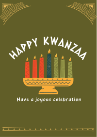 Kwanzaa Candles Flyer Image Preview