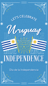 Uruguayan Independence Day Facebook Story Design