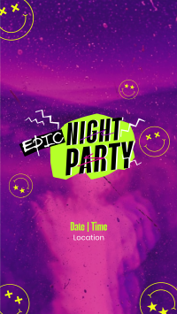 Epic Night Party Instagram story Image Preview