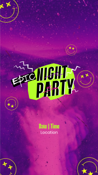 Epic Night Party Instagram Story Design