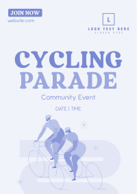 Let's Go Cycling Flyer Design