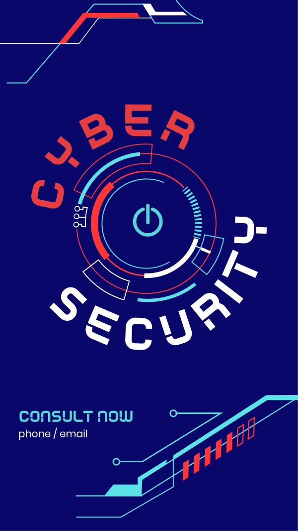 Cyber Security Instagram Story Design Image Preview