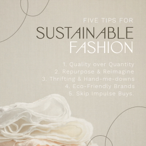 Chic Sustainable Fashion Tips Instagram post Image Preview