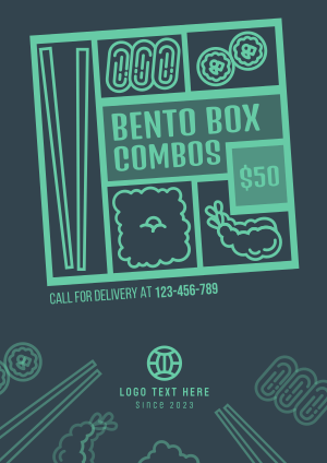 Bento Box Combo Flyer Image Preview