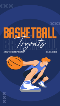 Basketball Tryouts Instagram Reel Design