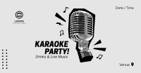 Karaoke Party Mic Facebook ad Image Preview