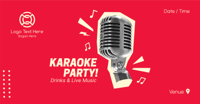 Karaoke Party Mic Facebook ad