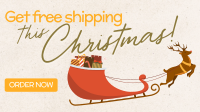 Contemporary Christmas Free Shipping Animation Image Preview