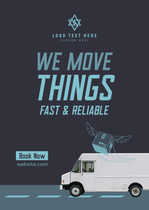 Fast & Reliable Delivery Flyer Image Preview